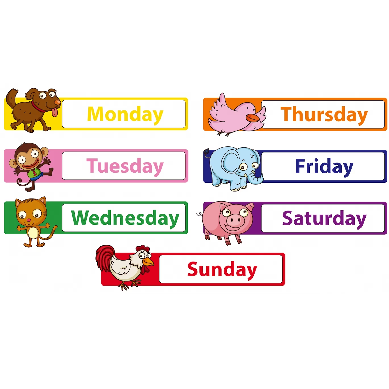 days of the week